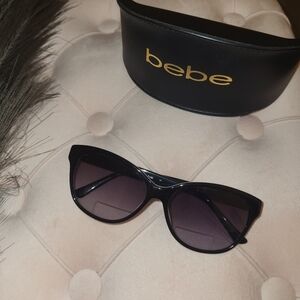 Bebe Chic Black Sunglasses